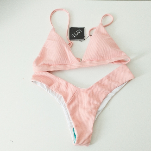 Zaful Other - Zaful 2 Piece Bikini Pink Size Large New